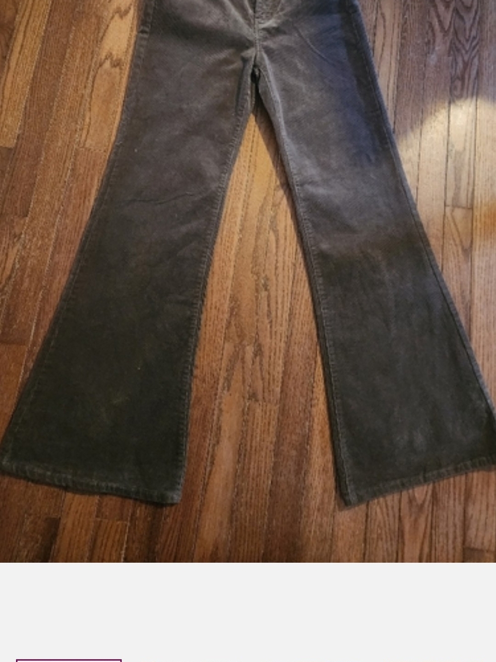 NWT- Black Label  C'est Toi, Women’s Flare Corduroy Pants